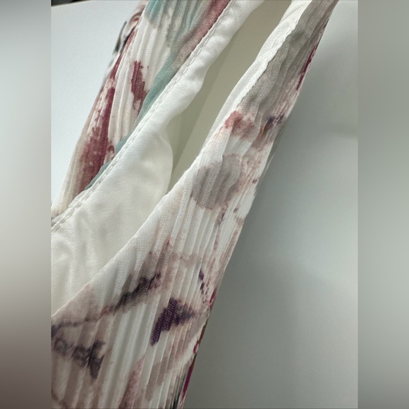 Aidan Mattox Floral Pleated Column Gown New Size 4 - Picture 9 of 9